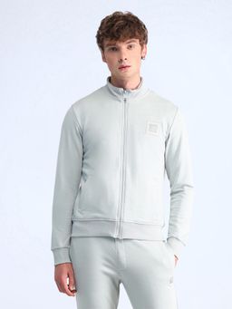 Flying Machine - Blue Solid Regular Fit Sweatshirt