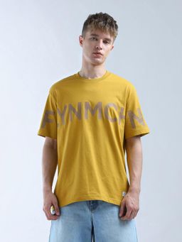 Flying Machine - Yellow Relaxed Fit Essentials T-Shirt