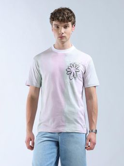 Flying Machine - Multi-Color All Over Floral Printed Color Of Home T-Shirt