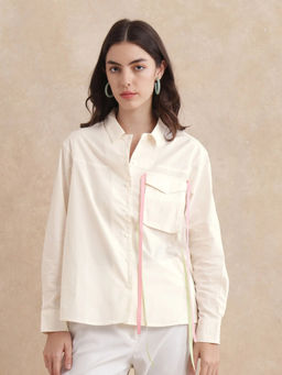 RAREISM - Fetopl Primary Off White Graphic Print Shirt