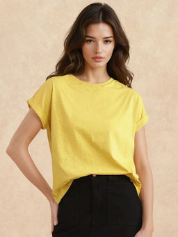 RAREISM - Janinen Primary Plain Regular T-Shirt