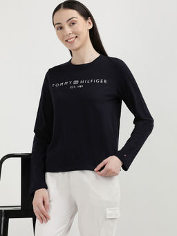 Tommy Hilfiger - Women Black Colour T-Shirt