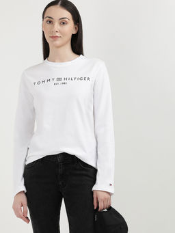 Tommy Hilfiger - Women White Colour T-Shirt