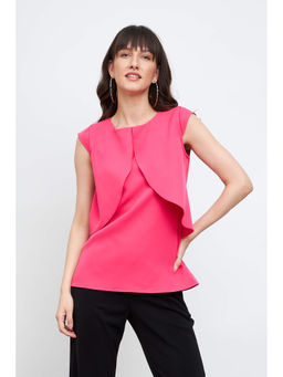 SALT Attire - Pink Layered Front Top