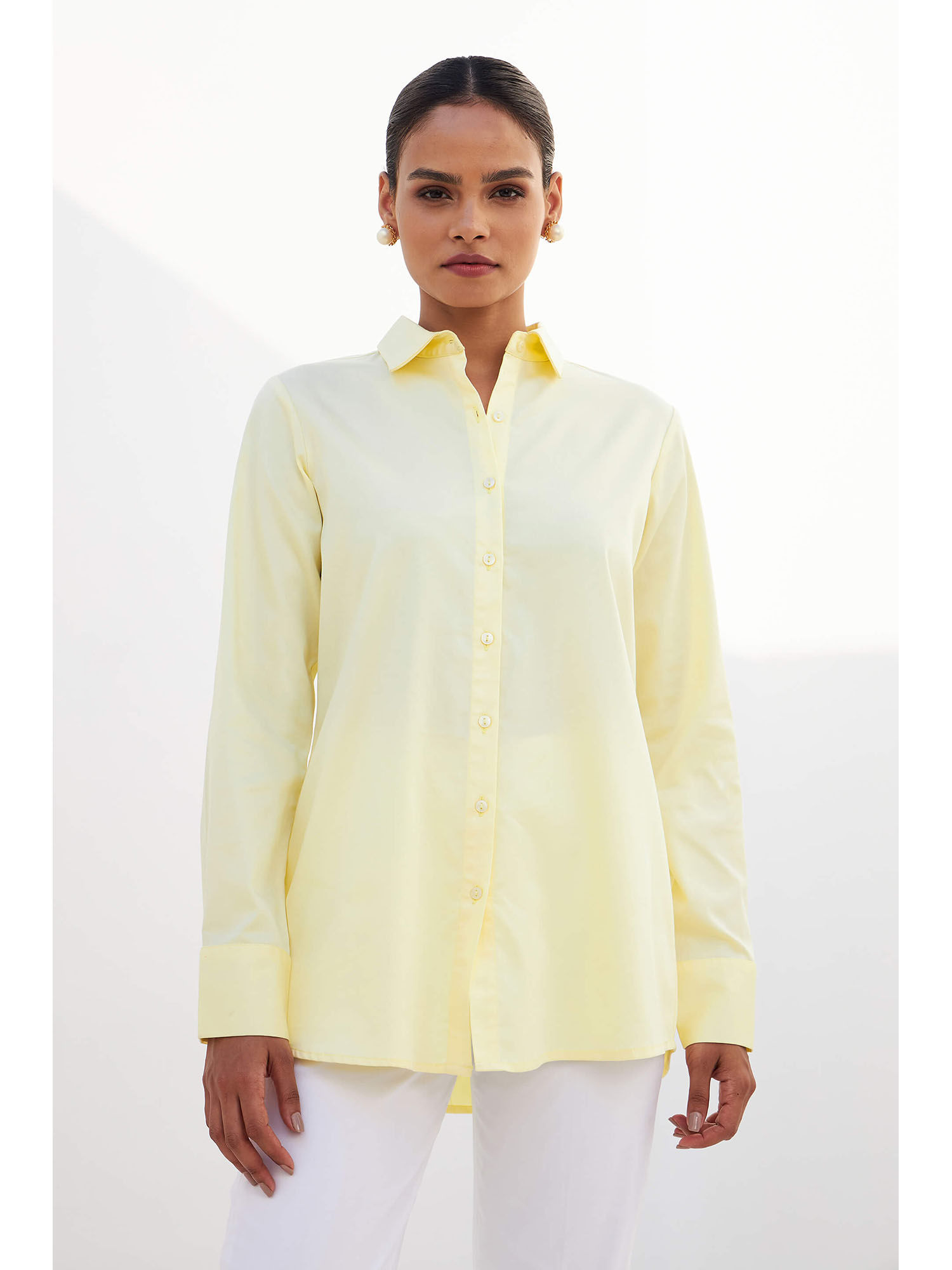 Buy SALT Attire Lemon Button Down Shirt Online