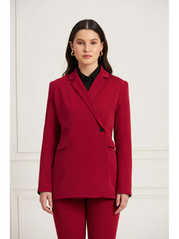 SALT Attire - Red Single Breasted Blazer