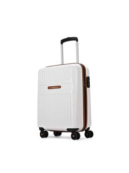 Aristocrat - Atlas White Combination Lock Hard Cabin Trolley Bag