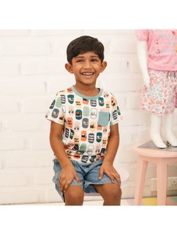 ZACH & KIKI - Collage Truck Print T-shirt