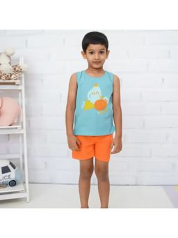 ZACH & KIKI - Flame Orange Shorts