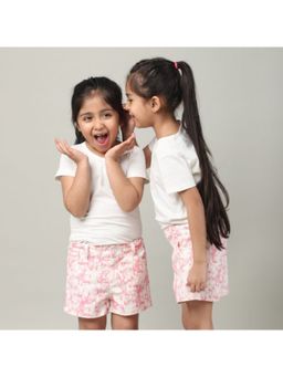 ZACH & KIKI - Abstract Pink Shorts