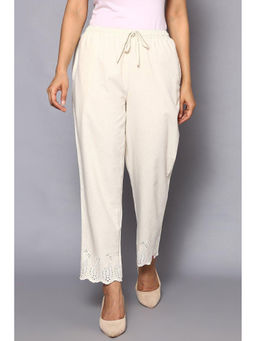 Biba - Natural Cotton Flax Pant
