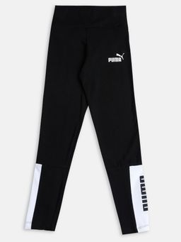 Puma - Power Colorblock Girls Black Tights