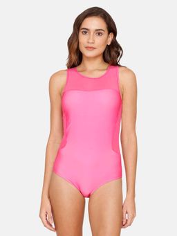 Zivame - Coucou Slip-on Bodysuit - Knockout Pink