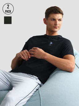 U.S. POLO ASSN. - Tonal Logo Cotton 1633 Lounge T-Shirt (Pack of 2)