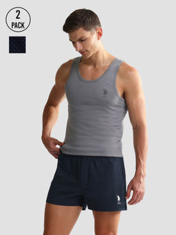 U.S. POLO ASSN. - Mid Rise Solid Oex05 Shorts (Pack of 2)