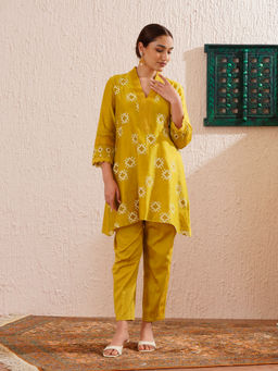 OMI - Lime Yellow Tapered Co-Ord (Set of 3)