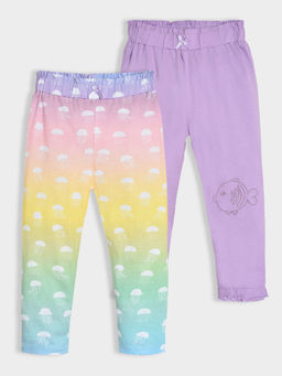 Mi Arcus - Cotton Multicolor Pants for Kids (Pack of 2)