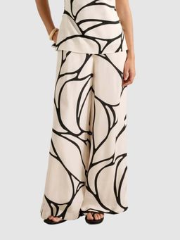 Forever New - Off White Miya Wide Leg Pant