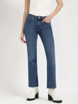 Tommy Hilfiger - Blue Light-Wash Mid-Rise Bootcut Jeans