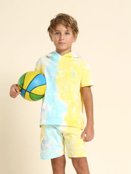 U.S. POLO ASSN. - Boys Multi-Color Cotton Hooded Hoodie