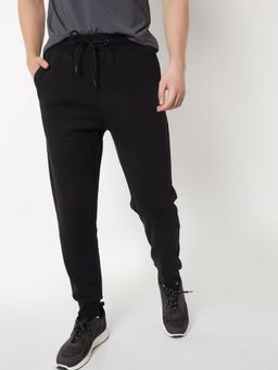 max - Men Knit Sports Black Joggers