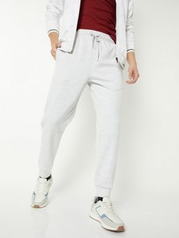 max - Men Solid Sports Grey Joggers
