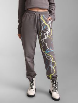 Kazo - Lightning Grey Womens Joggers