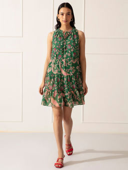 Twenty Dresses by Nykaa Fashion - Green I Smell Spring Dress