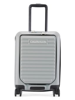 Calvin Klein - Grey Textured Trolley Bag