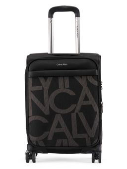 Calvin Klein - Black Textured Trolley Bag
