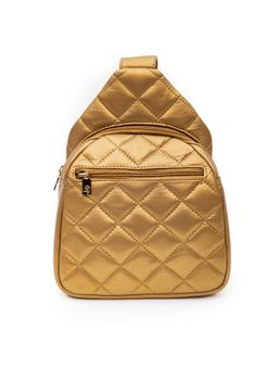 SG By Sonia Gulrajani - Gold Textured Crossbody Bag