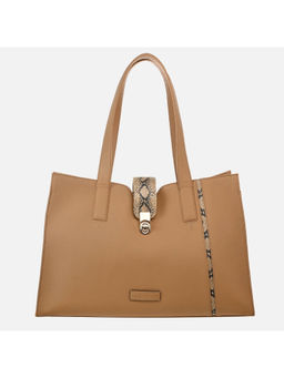 MONADAA - Womens Brown Elio Tote Bag