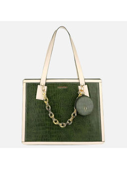 MONADAA - Womens Olive Jacqueline Tote Bag (L)