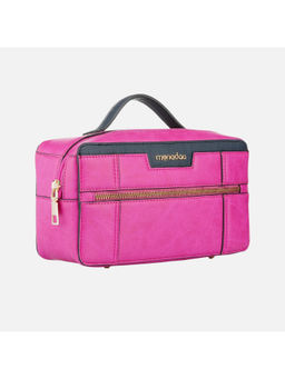 MONADAA - Womens Pink Gage Toiletries Bag (L)