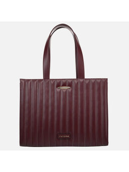 MONADAA - Womens Maroon Gemma Tote Bag (L)