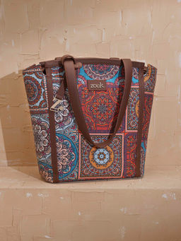 Zouk - Adira Tote Bag - Multicolor Mandala Print