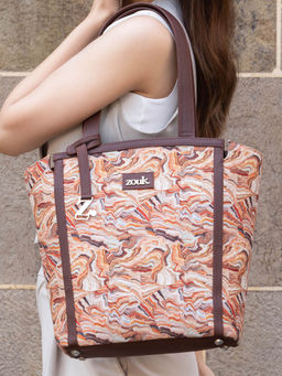 Zouk - Adira Tote Bag - Nicobar Coral