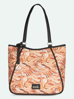 Zouk - Naisha Tote Bag - Nicobar Coral
