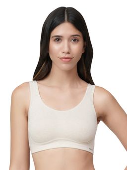 Amante - All Day Lounge Non Padded Non-Wired Cami Bra-White
