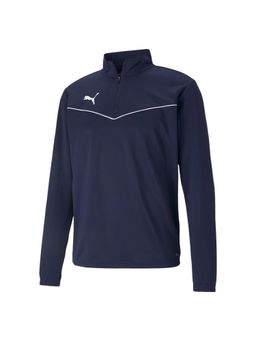 Puma - team RISE 1/4 Zip Top Mens Blue T-Shirts