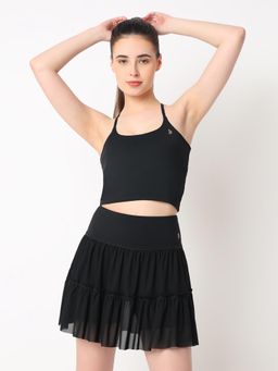 BODD ACTIVE - Black Ace Crop Top
