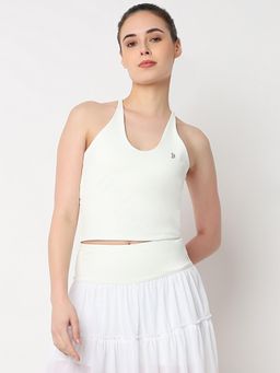 BODD ACTIVE - White Ace Crop Top