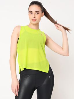 BODD ACTIVE - Neon Overlapping Tank Top