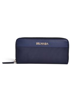 BELWABA - Womens Faux Leather Navy Blue Wallet