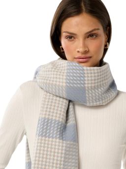 Forever New - Blue Wynne Waffle Check Scarf