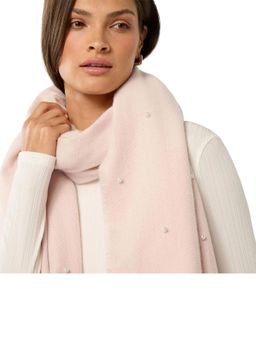 Forever New - Pink Penny Pearl Detail Scarf