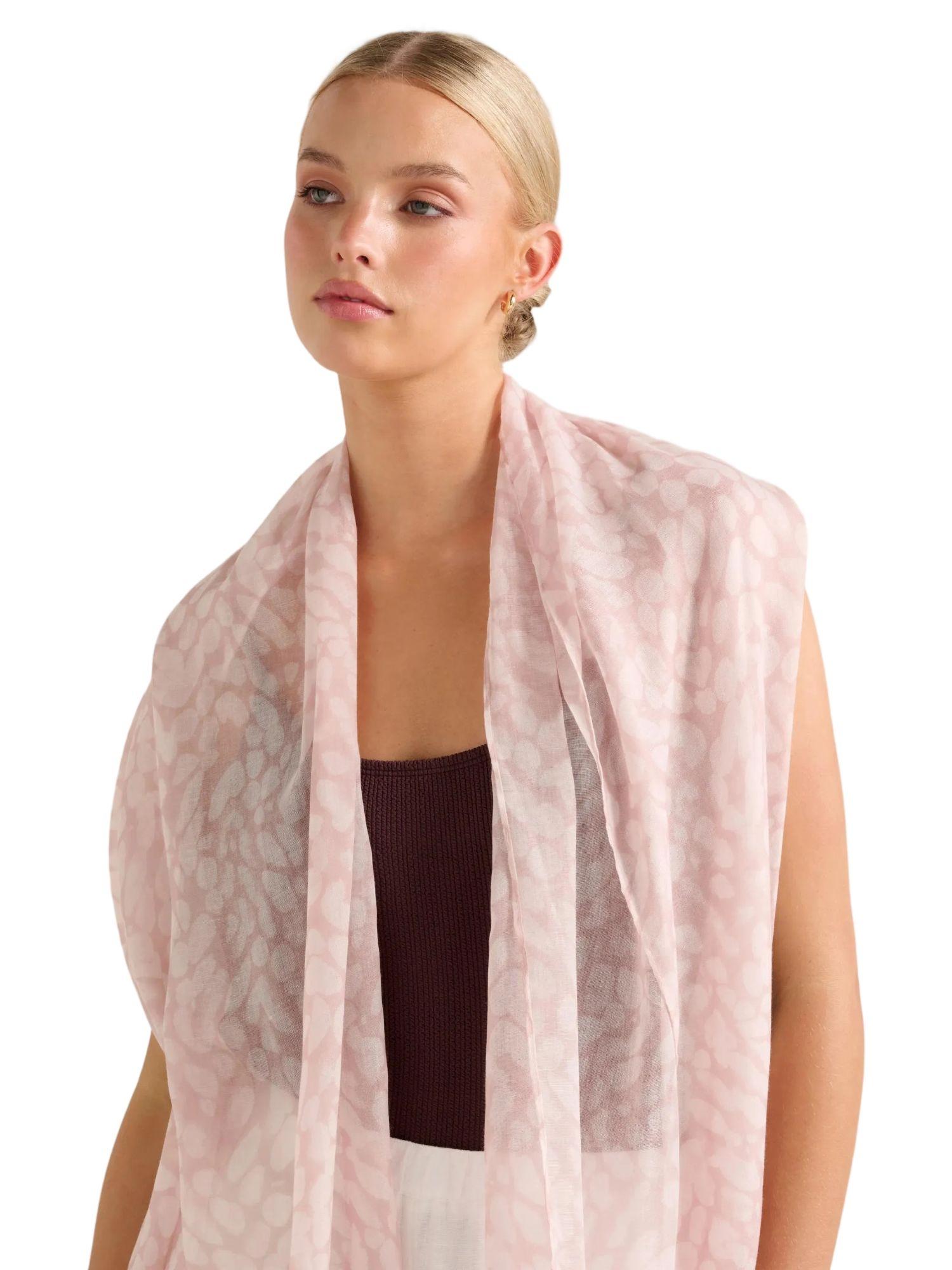 forever new Pink Sally Printed Lightweight Scarf-picture-29