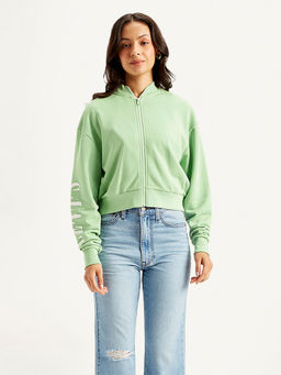 Levi's - Womens Green Baseball Sweatshirt
