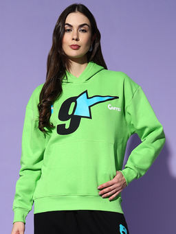 Griffel - Oversized Hoodie Parrot Sweatshirt