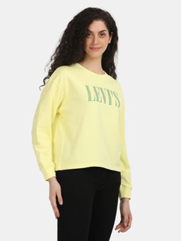 Levi's - Womens Yellow Crew Neck Sweatshirt